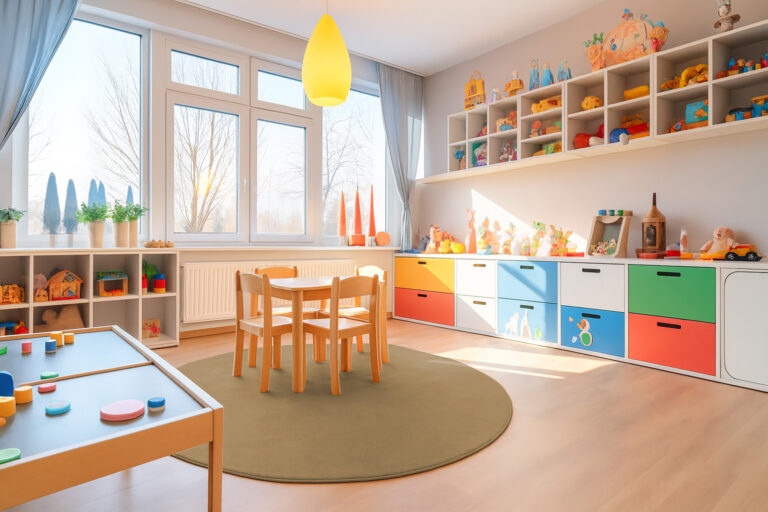 Effen speelkleed 200cm rond voor scholen en kinderopvang