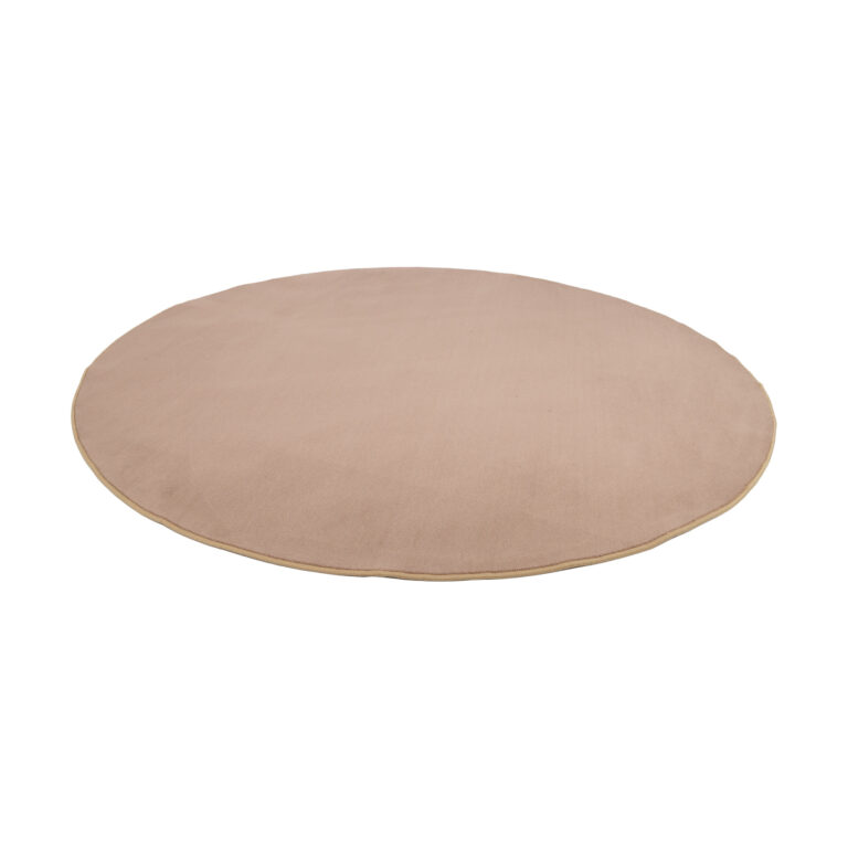 kinderopvang vloerkleed beige rond