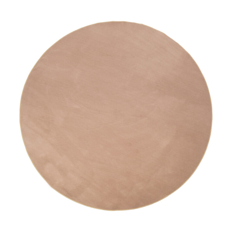 kinderopvang vloerkleed beige rond