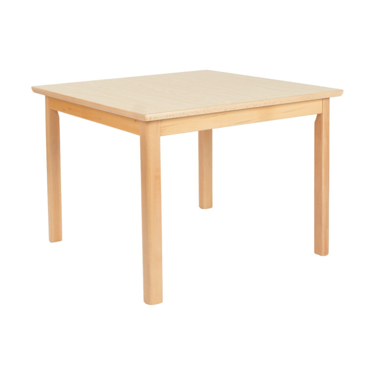 Vierkante houten kindertafel – los