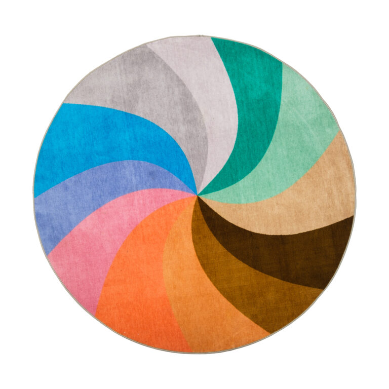 swirl regenboog kleed